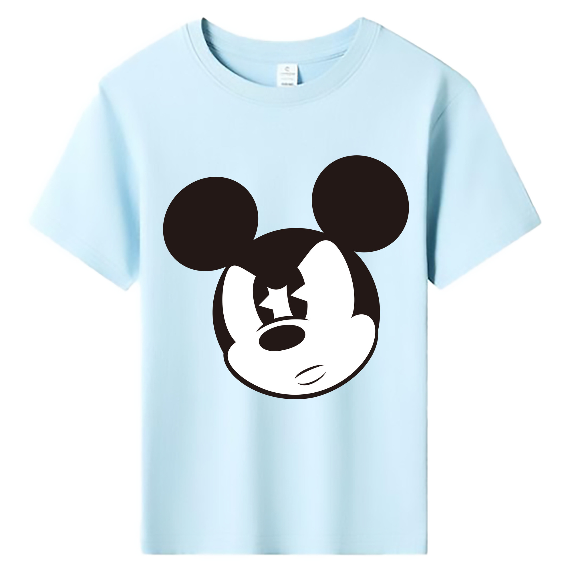 ミッキーマウス Mickey Mouse 綿100％キッズTシャツ（フロントプリント）